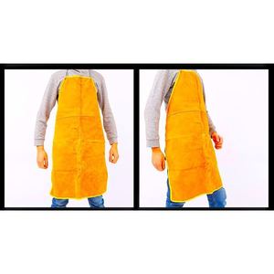 Tablier de soudeur sans manches en cuir ignifuge et résistant à la chaleur, idéal pour les hôtels et les restaurants (vêtements de travail) - Product Image 4