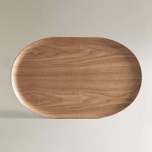 Plateau de service en bois d'acacia massif, plateau à thé et café, fabrication directe du fabricant - Product Image 2