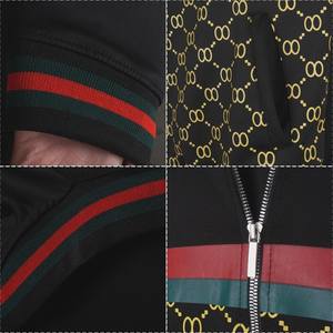 Ensemble de survêtement pour homme 2 pièces – Veste zippée et pantalon de jogging, vêtements de sport imprimés style streetwear - Product Image 2