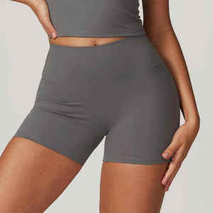 Conjunto de Yoga de 2 Piezas para Mujer, Transpirable, de Secado Rápido, Ecológico, Spandex/Nailon/Poliéster, Ropa Deportiva para Ejercicio, Manga Corta - Product Image 1