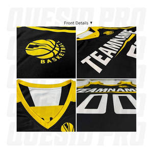 Camiseta de Baloncesto Reversible de América, Bordada con Todos los Equipos, Ropa Deportiva Vintage para Hombre, Camisetas con Nombre y Número Personalizados - Product Image 5