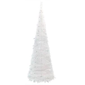 Sapin de Noël artificiel en PVC blanc, décorations lumineuses festives pour les fêtes - Product Image 6