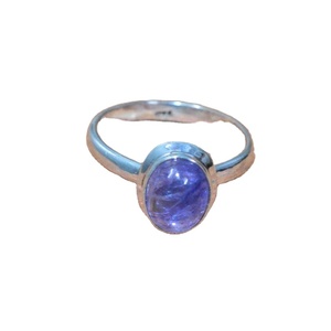 <b>925</b> <b>Silver</b> Sapphire <b>Ring</b> Bezel Setting Classic Gemstone <b>Ring</b> Unisex Everyday Wear - Product Image 1