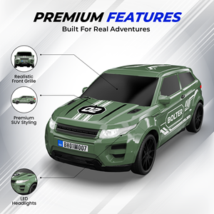 Coche RC SUV Mirana Bolter para Niños |   Coche RC de Largo Alcance |   Aumento de Velocidad Turbo 1.5x |   Luces LED y Neumáticos Antideslizantes - Product Image 3