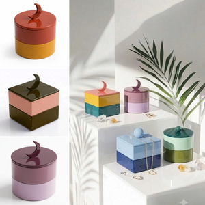 Direct Factory <b>Ramadan</b> Lacquer <b>Box</b> Two Layer Decorative <b>Box</b> Handmade Elegant Eid <b>Gift</b> <b>Box</b> Manufacturer - Product Image 1