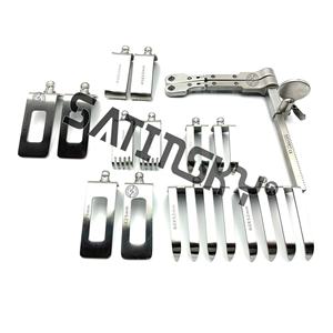 Juego de instrumentos inferiores para columna vertebral, Kit de instrumentos de placa, Kit quirúrgico ortopédico, instrumento ortopédico veterinario para artroscopia - Product Image 6