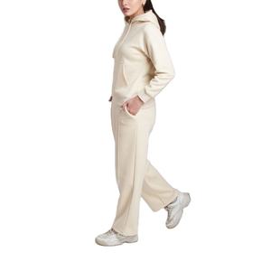 Nouveau survêtement en coton de haute qualité pour femmes sweat à capuche et pantalon personnalisables ensemble couleur unie jogging survêtement pour femmes - Product Image 2