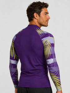 Rashguards écologiques pour hommes, fabrication par transfert thermique, tendance, haute qualité, BJJ, personnalisés, numériques, antibactériens, respirants - Product Image 2