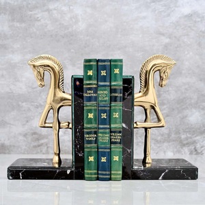 Sujetalibros de Metal Negro Contemporáneos con Grabado, Modernos para el Hogar, Oficina, Biblioteca, Organización de Estanterías, Decoración Interior Minimalista - Product Image 5