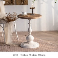 Table à thé en bois SWT 2026 pour hôtel et restaurant, mobilier traditionnel pour la maison, table basse avec base en métal, table d'appoint