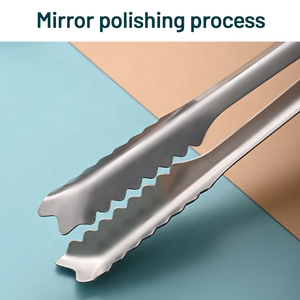 Pinzas para Mariscos de Hotel, Pinzas Metálicas para Hielo, Pinzas Antideslizantes para Alimentos, Pinzas para Bistec de Acero Inoxidable - Product Image 3