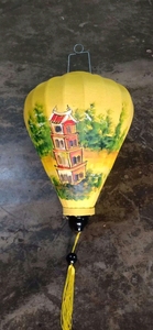 Custom Hand Painted Silk Lanterns Vietnam Bamboo <b>Frame</b> Silk Lanterns Decorative Silk Lanterns For Gift Decor - Product Image 4