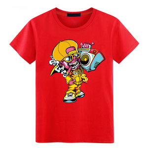 Camiseta de hombre con diseño único, antibacteriana, 100% algodón, con estampado, corte holgado, moderna y a la moda. - Product Image 5