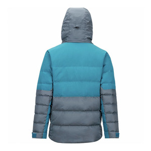 Chaqueta Acolchada con Capucha para Hombre, Diseño Color Block, Resistente al Viento, Gruesa, Informal, para Invierno, con Cierre de Cremallera y Relleno de Poliéster - Product Image 2