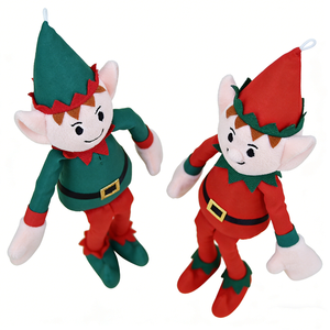 customized Christmas Elf Plush Doll, Santa Elf <b>Stuffed</b> <b>Toy</b>, Hanging Christmas Elf Decor Plush - Product Image 2