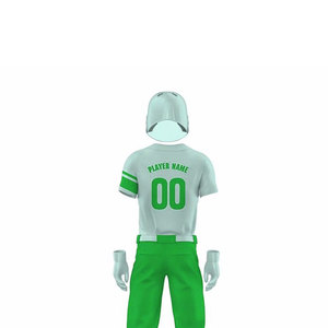 Uniforme de baseball à rayures traditionnelles Solid Trader Ultimate Comfort Dry Fit Engineering avec coutures renforcées résistantes - Product Image 2