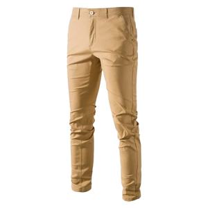 Pantalón Chino Sólido para Hombre, Algodón Twill de Alta Calidad, Corte Slim Fit, Casual, Venta al Por Mayor, Calidad Orientada a la Exportación, Precio Económico - Product Image 2