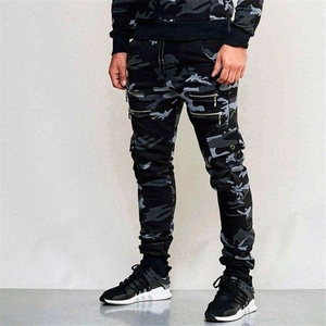 Pantalon de moto sportswear haute performance, coupe slim, personnalisable OEM ODM, durable, grandes tailles, anti-UV, pour homme, effet délavé - Product Image 2