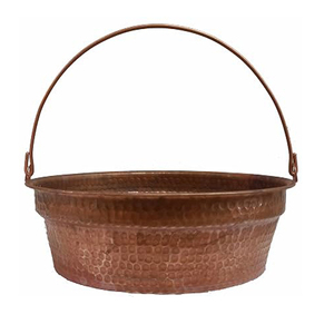 Cuenco de cobre para pedicura con mango, para baño de pies, spa, salón de belleza, masaje de pies, cobre Besin - Product Image 3