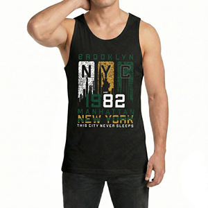 Débardeurs Homme Imprimés Graphiques Entièrement Personnalisés, Style Streetwear, Vente en Gros, Fournisseur Direct Usine, Approvisionnement en Vrac - Product Image 1