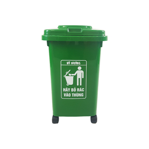 High-Capacity 100L Water Resistant Eco-Friendly Rectangular Plastic Waste Container <b>Lids</b> New Arrival Outdoor Industrial <b>Bin</b> - Product Image 2