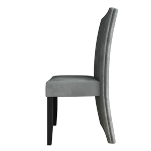 High Quality New Top OEM Contemporary Dining Chair Corduroy Grey Home Furniture for Home Office Dining MD03 Solid Hardwood <b>Legs</b> - Product Image 4