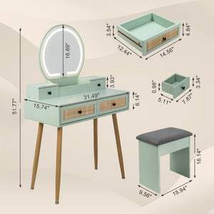 Mueble de Baño Moderno de Madera Maciza con Cajones, Venta al por Mayor, Madera Natural, Tamaño y Color Personalizados, Precios Competitivos de Vietnam - Product Image 3