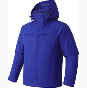 Veste coupe-vent imperméable unisexe pour l'extérieur avec logo personnalisé, veste softshell coupe-vent - Product Image 3