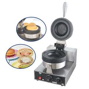 Máquina para hacer panini de helado tipo hamburguesa, máquina para hacer sándwiches de helado italiano, máquina para calentar krapfen - Product Image 2