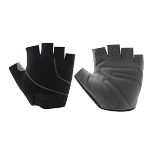 Guantes Deportivos de Medio Dedo, Negros y Azules, Material PU, para Gimnasio, Levantamiento de Pesas, Unisex, Diseño sin Cordones - Product Image 3