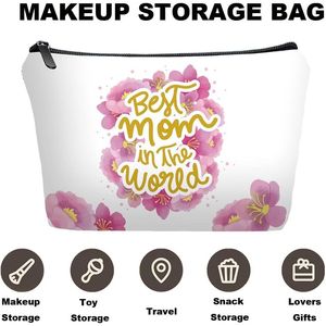 Set di Borse da Viaggio Personalizzate per Cosmetici con Specchio, Kit Organizzatore Trucchi per Donne e Mamme, per Uso Quotidiano e in Viaggio - Product Image 2