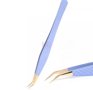 Pince à épiler professionnelle OEM de précision anti-magnétique en acier inoxydable de haute qualité, personnalisable avec logo de marque privée - Product Image 5