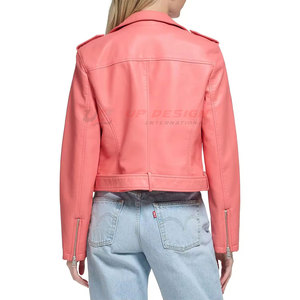 Chaquetas de Cuero para Mujer, Diseño Internacional, Fabricación en Fábrica, Precio Económico, Personalizadas con Estampado, Tejidas para Invierno, Personalizables al por Mayor - Product Image 2
