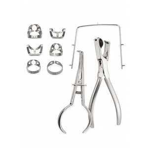 Instrumentos de Goma para Dique Dental Autoclavables, Herramientas Quirúrgicas Dentales Reutilizables de Acero Inoxidable, Fabricación Personalizada - Product Image 1