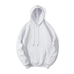 Men's Oversized Hooded Sweatshirt Solid Color Cotton French Terry Casual Autumn Wear - Product Image 1
