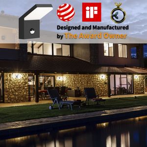 Lampada da Parete LED per Esterni con Sensore di Movimento 19217, Applique da Parete, Elegante Lanterna per Illuminazione Esterna - Product Image 6