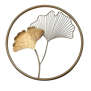 Luxury Gold Metal Flower <b>Wall</b> <b>Decor</b> Modern 3D Floral <b>Leaf</b> <b>Wall</b> Sculpture Hanging Art for Living Room Hotel Home Decoration Art - Product Image 6