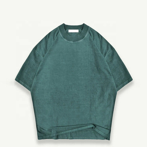 T-shirt de qualité supérieure délavé à l'acide, style streetwear, coupe ample et carrée, en tissu épais, personnalisable, coupe ample de haute qualité - Product Image 2