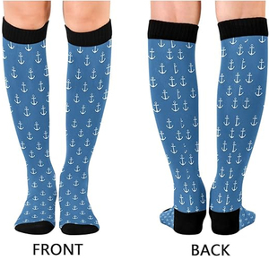 Premium SILKZON INDUSTRY Custom Printed Cotton/Bamboo Fiber Anti-Bacterial Breathable Quick Dry Anti-Slip Sublimation <b>Socks</b> for - Product Image 3