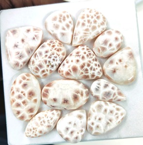 Magnifique lot de pierres précieuses Larimar rose 100 % naturelles, cristal de Thomsonite, prix de gros, qualité supérieure, pour bagues, pendentifs et cadeaux - Product Image 6