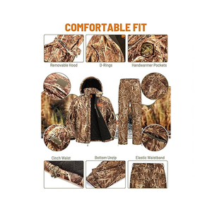 2026 Outdoor Hunting & Hunting Suit for Men Forest Camouflage Hunting Uniform Waterproof Breathable Camo Hunting Suits - Product Image 3