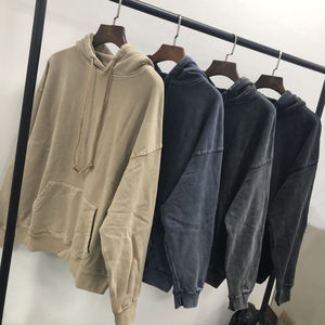 Sudadera con Capucha Oversize para Hombre, Estilo Boxy, Lavado Ácido, Premium, de Gran Gramaje, Vintage, Casual, Streetwear, Moda - Product Image 1