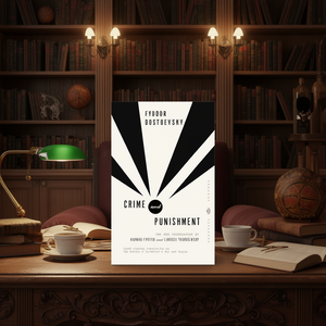 Crime et Châtiment de l'auteur Fiodor Dostoïevski, impression de livre broché personnalisé à couverture souple - Product Image 3