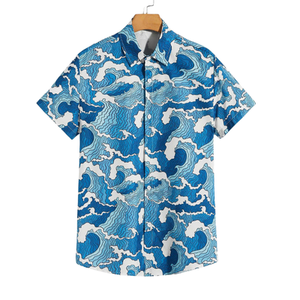 Équipe voyage chemises hawaïennes correspondant à la plage vacances Tropical uniforme - Product Image 6