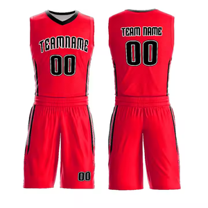 Ensemble de maillot de basket-ball rose personnalisé, impression par sublimation, polyester respirant, unisexe adulte, nom de l'équipe, numéro 00 - Product Image 6