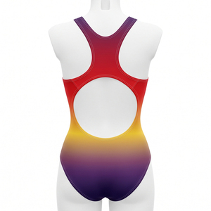 Wholesale Custom Sublimation Print Polyester Eco-Friendly Racing <b>Swimsuit</b> Women Chlorine Resistant Athletic Swimming Suit Direct - Product Image 2
