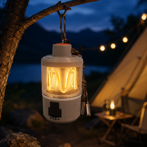 Linterna de Camping HYUGA Nueva de Doble Función con Función de Colgado, Luz Ambiental, Temperatura de Color Ajustable, Cinco Niveles de Brillo - Product Image 2