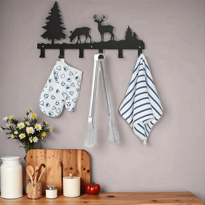 CIFbuy Heavy-Duty Matte Black Wall Hooks Adhesive Mount <b>Storage</b> Organization for Entryway Bathroom <b>Kitchen</b> TikTok for Temu Pick - Product Image 2