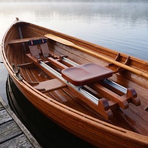 Bote de Remo Ajustable Personalizado OMH, Asiento Deslizante de Madera, Embarcación Clásica Recreativa de Recreo para Lagos y Ríos, Modelo K243 - Product Image 1