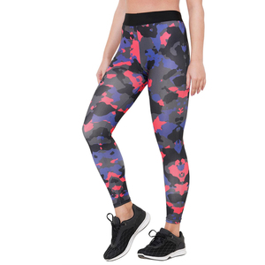 Leggings pour femmes à taille haute, imprimé camouflage, extensibles, respirants, pantalons de sport pour femmes - Product Image 4